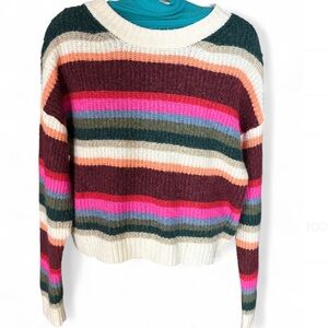 American Eagle Outfitters Colorful Striped Sweater Sz Small